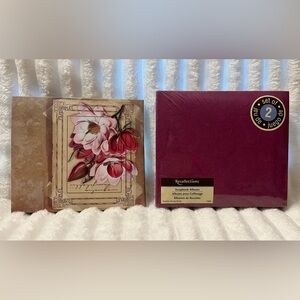 Set of three 6 inch scrapbooks